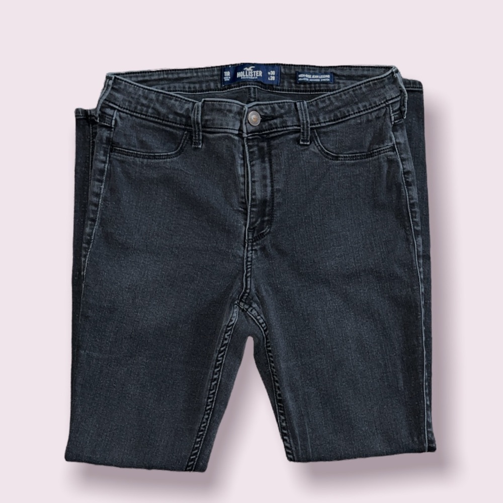 HOLLISTER HIGH-RISE JEAN LEGGINGS - Picture 1 of 3